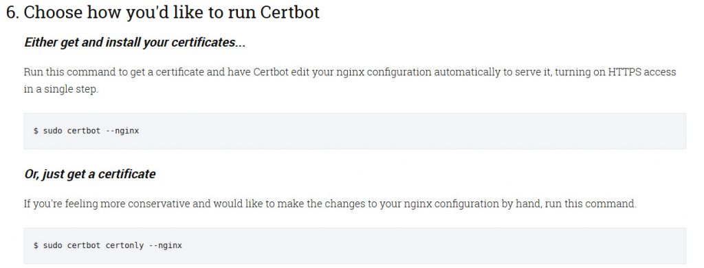 certbot