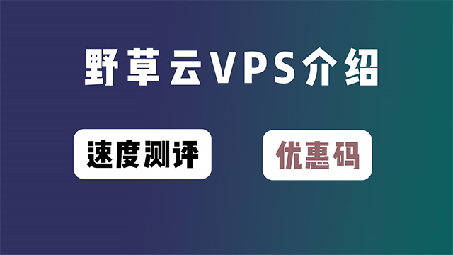 野草云详细介绍和速度测评以及优惠码
