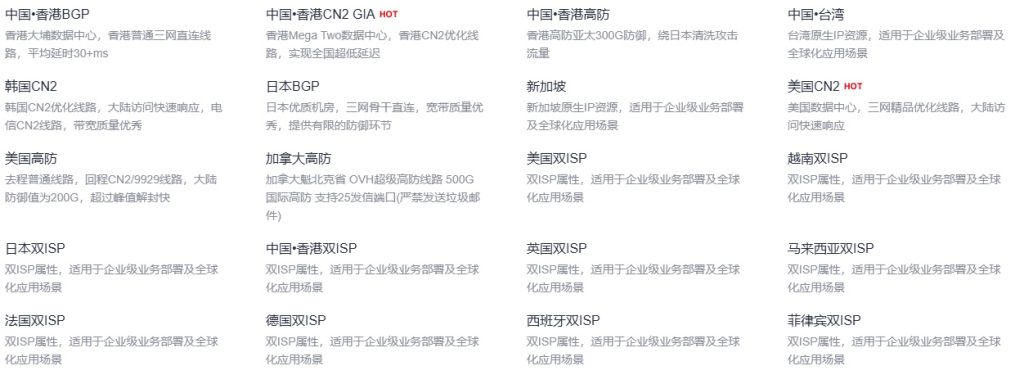 莱卡云的产品