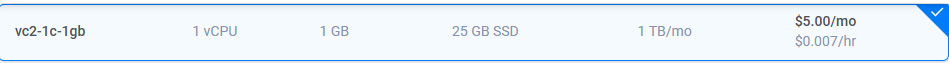 Vultr的低价VPS